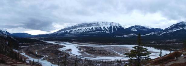 Another panorama of Athabasca River Valley