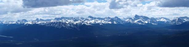 Panorama of peaks in the Northern Jasper
