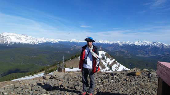 Me on the summit of Raspberry Ridge
