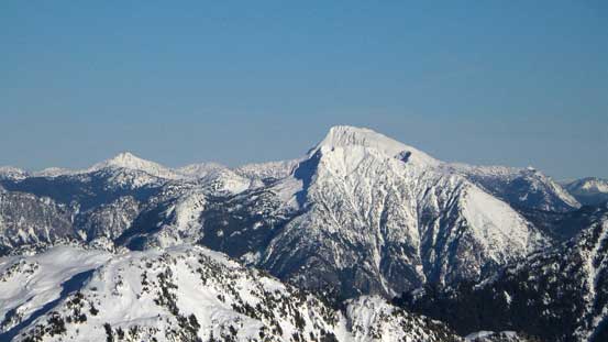 Mt. Outram is the highest peak by Manning Park