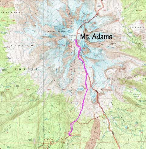 Mount Adams  Steven's Peak-bagging Journey