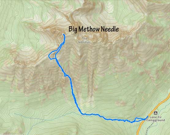 The Needles Big Methow Needle   Steven's Peak bagging Journey